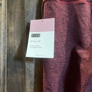 Fleo brand new sun dried tomato colored leggings